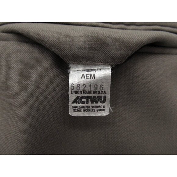 Vintage Majer Slacks Merino Wool Pants 34x29 Taupe Trousers Union Made USA - Picture 8 of 16